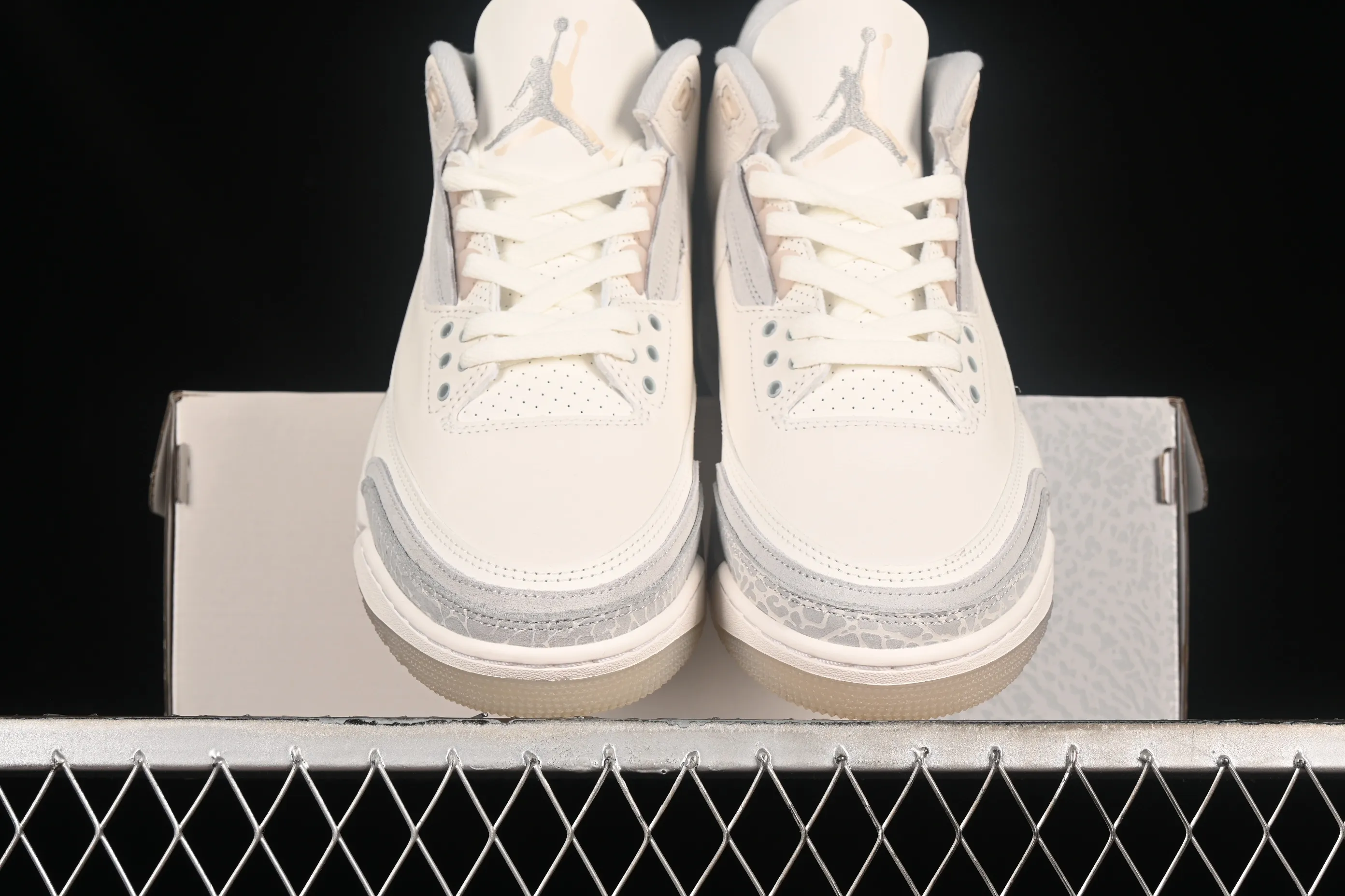 All categories Air Jordan Jordan series basketball shoes Air Jordan 3 OG version Air Jordan 3 "Craft Ivory" AJ3 Joe 3 ivory white full first layer FJ9479-100